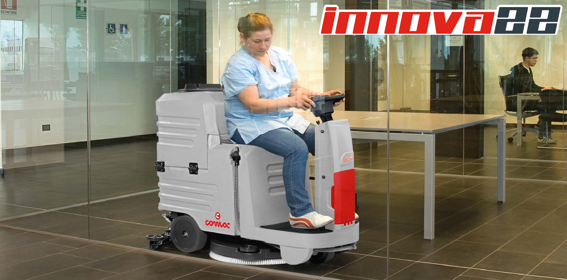 Innova 22B 駕駛式洗地機,意大利科邁柯駕駛式洗地機