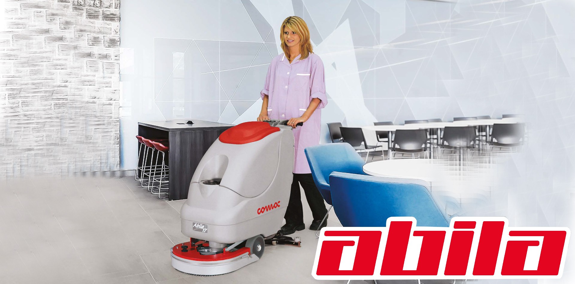 意大利科邁柯手推式洗地機,Abibla 20B手推式洗地機